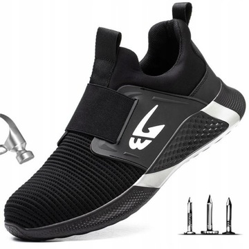 BUTY ROBOCZE OCHRONNE Z PODNOSKIEM BHP 36~48