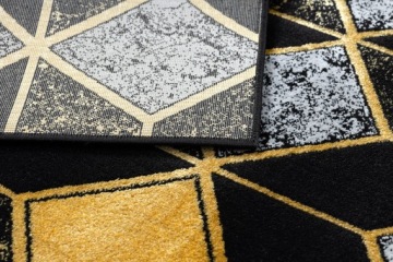 Glamour Rug 120x170 см 3D Black/Gold #AT3467