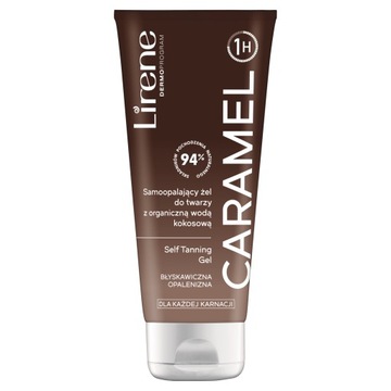 Lirene Caramel samoopalający żel do twarzy 75 ml