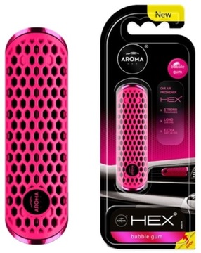 Aroma Car HEX BUBBLE GUM Zapach Guma balonowa