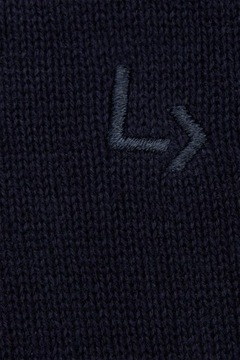 Sweter Męski Ciemnogranatowy Bawełniany V-neck Anthony Lancerto 3XL