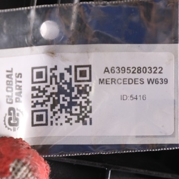 MERCEDES VITO VIANO W639 OM642 HORNÍ KRYT FILTRU VZDUCHU A6395280322