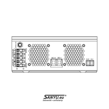 Гибридный автономный инвертор SANYU SPV18 MPPT мощностью 1 кВт