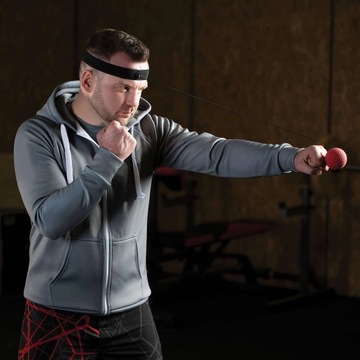 Boxing Ball для головы мяч Reflesowa на эластике из 2 шаров.