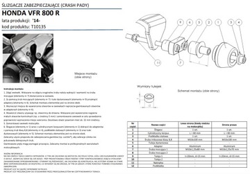 CRASH PADY РЕННЕР HONDA VFR 800