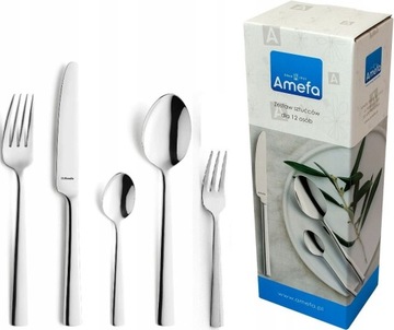 БОЛЬШИЕ СТОЛОВЫЕ ПРИБОРЫ AMEFA 60 1933 BLISS MODERN 48 + ВИЛКИ