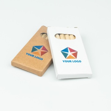 РЕКЛАМНЫЕ МЕЛКИ С УФ-ПРЕЧАТКОЙ С ЛОГОТИПОМ CAMI UV CRAYONS 50 ШТ.