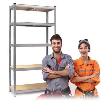 REGAŁ MAGAZYNOWY SOLIDNY 180X90X40CM UDŹWIG 875KG