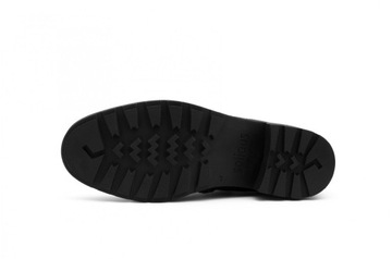 szeroka stopa Solidus czarne damskie buty kozaki duże rozmiary zimowe 8,5