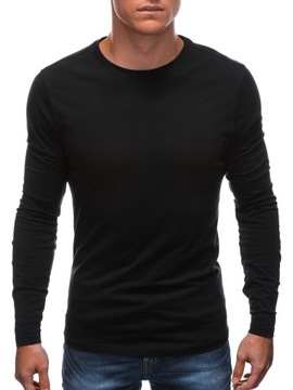 Longsleeve męski bez nadruku 148L czarny XXL