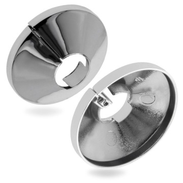 МАСКИРОВОЧНАЯ РОЗЕТКА для труб 16 мм ХРОМ Разъемная крышка радиатора