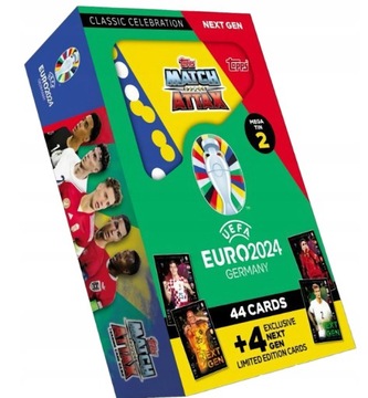 EURO 2024 TOPPS MATCH ATTAX Kolekcjonerska Puszka z Kartami nr 2 HIT!!!