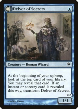 Delver of Secrets // Insectile Aberration (ISD)