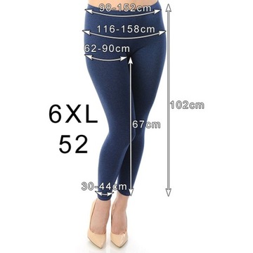 Legginsy damskie długie Getry Bawełniane FITNESS Produkt Polski CZARNE S 36