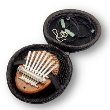 мини КАЛИМБА 8 тонов + футляр, молоток, ремешок...