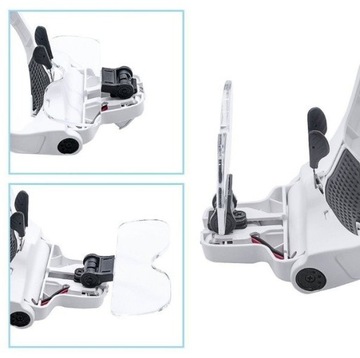 Профессиональная наголовная лупа 9892B2 - 1-3,5x с подсветкой