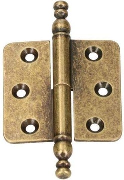 ZAWIAS MEBLOWY SKŁADANY OZDOBNY MEBLI PATYNA LEWY