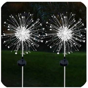2X LAMPA SOLARNA OZDOBA OGRODOWA DMUCHAWCE 150 LED