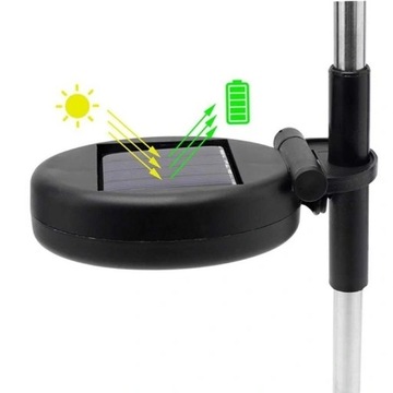4x LAMPA SOLARNA OGRODOWA DMUCHAWIEC FIREWORK 120 LED