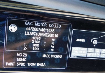 MG ZS I 2022 MG ZS z Gwarancja LUXURY-Pakiet Model 2023r 1.5 Benzyna 106KM, zdjęcie 16