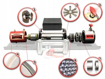 ЛЕБЕДКА ЭЛЕКТРИЧЕСКАЯ ДРАКОН 24В 5443 кг 12000фунтов