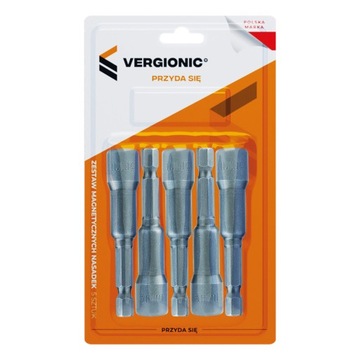 ОТВЕРТКИ И СВЕРЛА НАБОР ГОЛОВОК МАГНИТНОГО УДАРА ИЗ 5 ШТ.