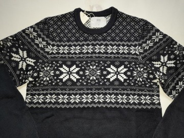 Sweter męski świąteczny zimowy L + reserved