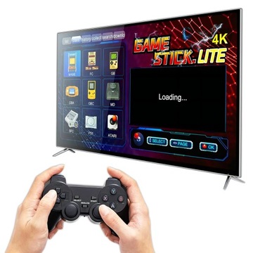 ТВ-игра Ретро ТВ-консоль 2 планшета 20000 игр 4k ULTRAHD SD-карта 64 ГБ