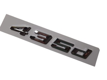 Emblemat 430i do BMW Black Glossy