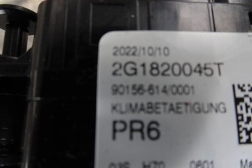 PANEL KLIMATIZACE VOLKSWAGEN 2G1820045T