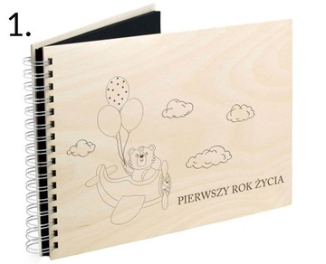 Album na baby shower pierwszy rok życia dziecka