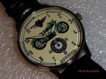 Zegarek na rękę motor Zundapp KS 601 retro