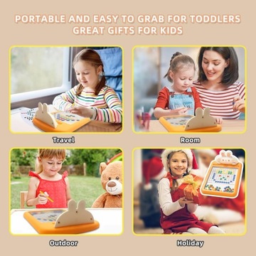 МАГНИТНАЯ ДОСКА ДЛЯ ДЕТЕЙ МОНТЕССОРИ MAGPAD КРОЛИК БЛОКИ MAGPAD