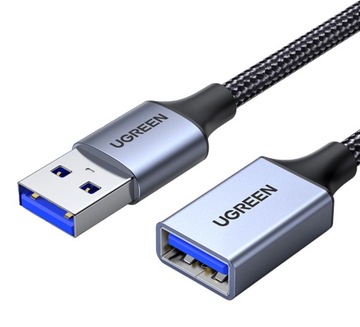 UGREEN Wytrzymały Kabel Przedłużacz USB 3.0 - 2m - Szybki transfer 5Gbps