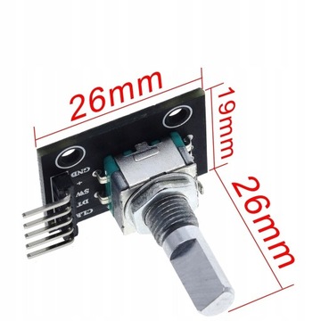 Поворотный энкодер KY-040 для Arduino STM32 с контактами