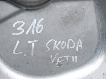 MECHANIZMUS ZVEDÁK OKNO LEVÝ ZADNÍ SKODA YETI I 1 5L 5L0839401A