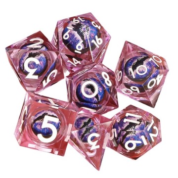 НАБОР SPYRO ИЗ 7 ЖИДКИХ КУБИКОВ ДЛЯ РПГ