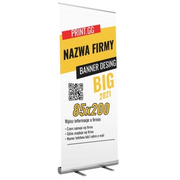 ROLL-UP 85x200 WZMOCNIONY BLOCKOUT EXPRESS