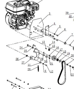 НАТЯЖИТЕЛЬ РЕМНЯ ДЛЯ ЗОЙЛЕРА OLEO-MAC PT48BS