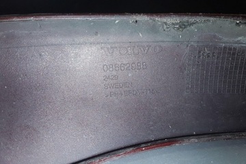 LEVÝ LIŠTA NÁRAZNÍKU PŘEDNÍHO VOLVO S80 I (TS, XY) 08662988 2.4L DIESEL