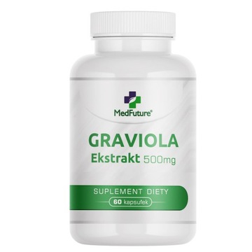 Graviola 60k 500mg Cukrzyca, regeneruje trzustkę