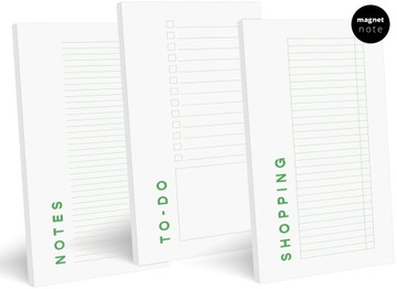 LISTA ZAKUPÓW - NOTES - LISTA ZADAŃ - MAGNESY NA LODÓWKĘ planer ZRYWANE _EN