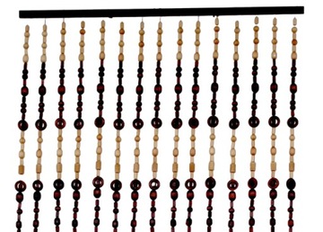 ZASŁONKA Z DUŻYCH KORALI ZASŁONA KOTARA NA DRZWI 100 CM