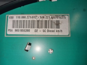 BUDÍKY PŘÍSTROJOVÁ DESKA PEUGEOT 407 2,0 HDI 9651855380