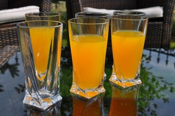 Стаканы LONG DRINK 350мл Bohemia Quadro набор из 6 шт.