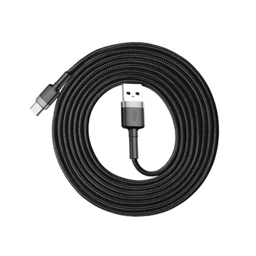 КАБЕЛЬ USB BASEUS STRONG В ПЛЕТЕКЕ USB-C TYPE-C БЫСТРАЯ ЗАРЯДКА 3.0, 2 А, 200 см