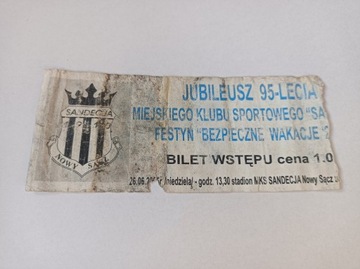 SANDECJA NOWY SĄCZ - JUBILEUSZ 95-LECIA 26-06-2005