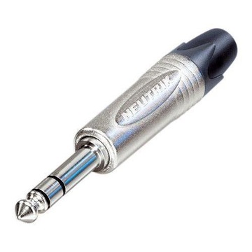 NEUTRIK NP3X wtyk kablowy duży jack / TRS srebrny