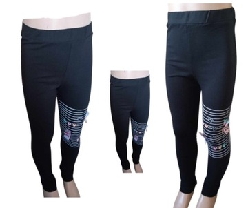 Legginsy getry cienkie DZIEWCZYNKI 116-122