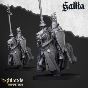 Knights of Gallia Highlands Miniatures x1